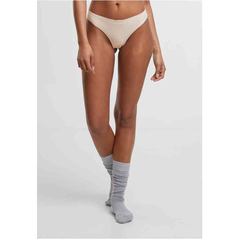 Urban Classics - Lasercut Tanga 3Pack String - Huidskleur